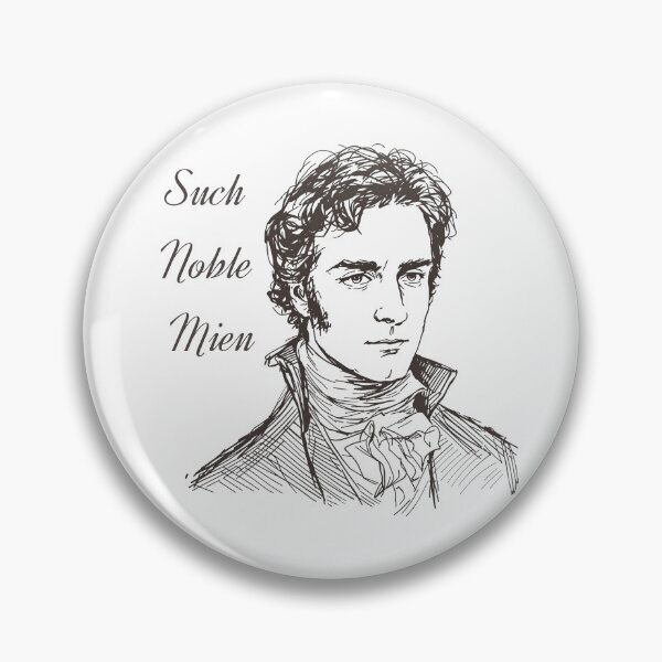 Item preview, Such Noble Mien – Dark Academia Mr Darcy Pride and Prejudice Sketch Art designed and sold by FIREDesignsPOD.
