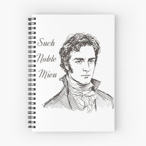 Item preview, Such Noble Mien – Dark Academia Mr Darcy Pride and Prejudice Sketch Art designed and sold by FIREDesignsPOD.