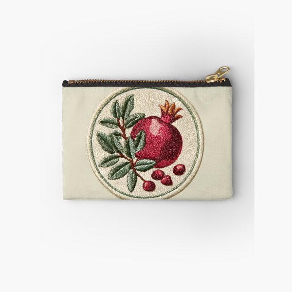 Item preview, Embroidered Pomegranate Patch Art designed and sold by MegaNovaArt.