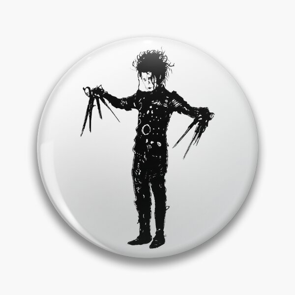 Item preview, Edward Scissorhands: Gothic Silhouette Ink Drawing designed and sold by surmind.