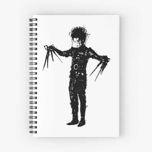 Item preview, Edward Scissorhands: Gothic Silhouette Ink Drawing designed and sold by surmind.
