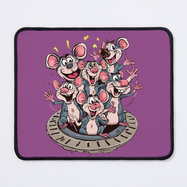Item preview, Rats emerging from the sewers designed and sold by Art70shop.