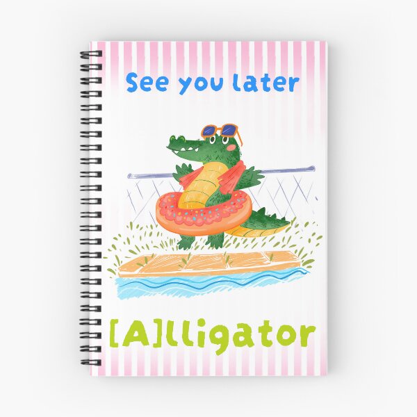Item preview, Cute illustrated Alligator Alphabet Letters designed and sold by SketchWithLily.
