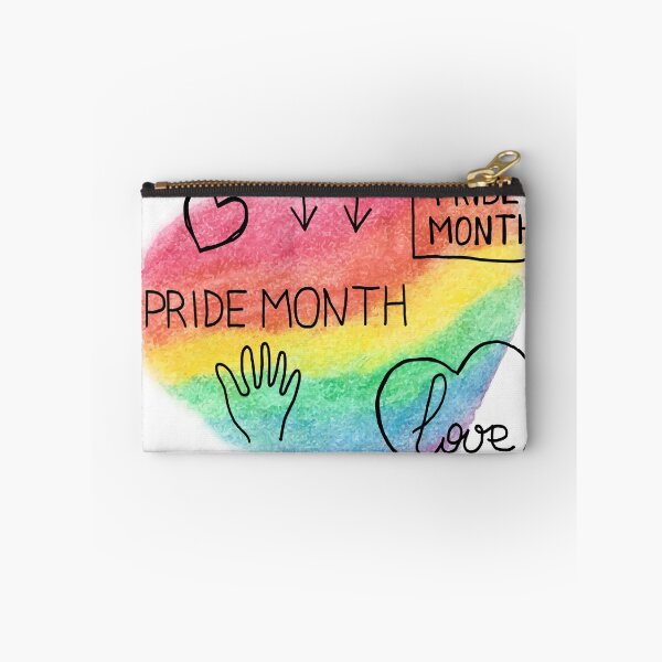 Item preview, Hand Drawn Rainbow Heart LGBTQ Pride Month Design designed and sold by missbobbit.