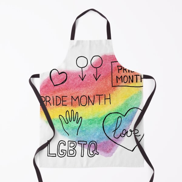 Item preview, Hand Drawn Rainbow Heart LGBTQ Pride Month Design designed and sold by missbobbit.