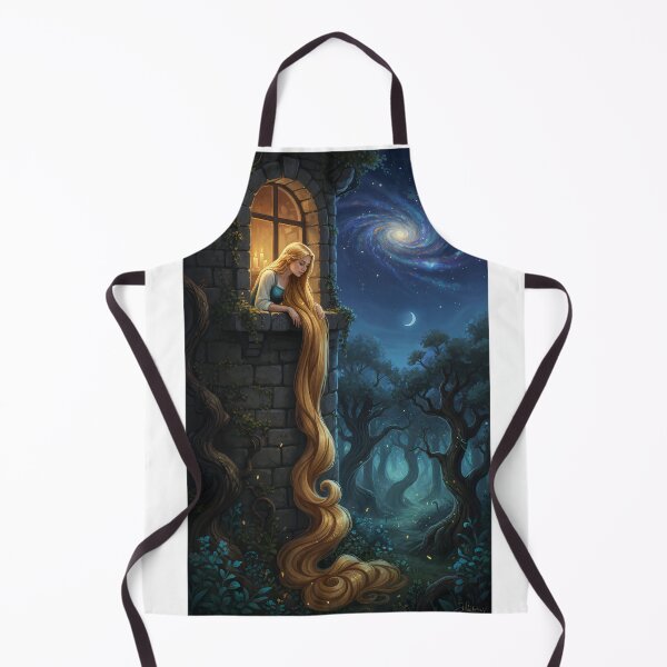 Item preview, Rapunzel with the long golden hair designed and sold by PicParadiz.
