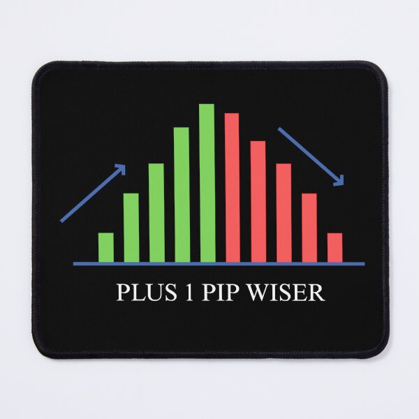 Item preview, Plus 1 Pip Wiser - Forex Trading Chart Design T-Shirt designed and sold by AerynnXIdris.