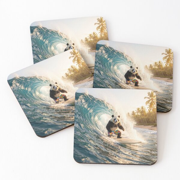 Item preview, Surfing Panda designed and sold by Kirrindy Designs.