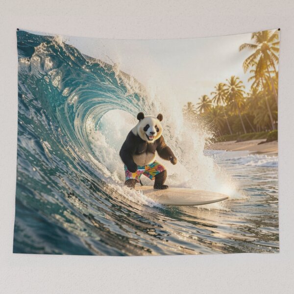 Item preview, Surfing Panda designed and sold by Kirrindy Designs.