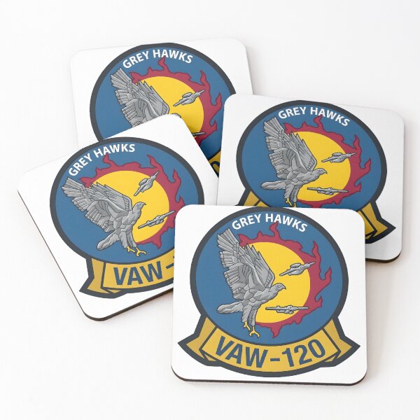 Item preview, US Navy Airborne Command & Control Squadron 120 (VAW-120) Grey Hawks Patch designed and sold by CharlieDesings.