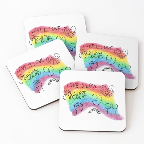 Item preview, Hand Drawn Rainbow Flag LGBTQ Pride Month Design designed and sold by missbobbit.