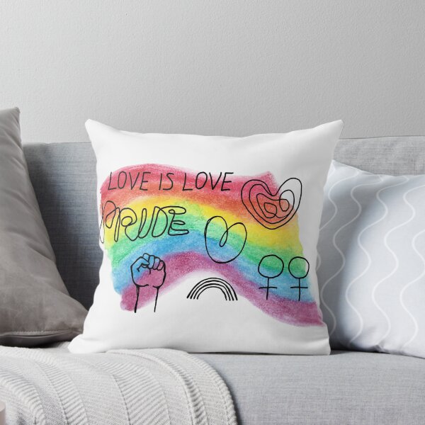 Item preview, Hand Drawn Rainbow Flag LGBTQ Pride Month Design designed and sold by missbobbit.