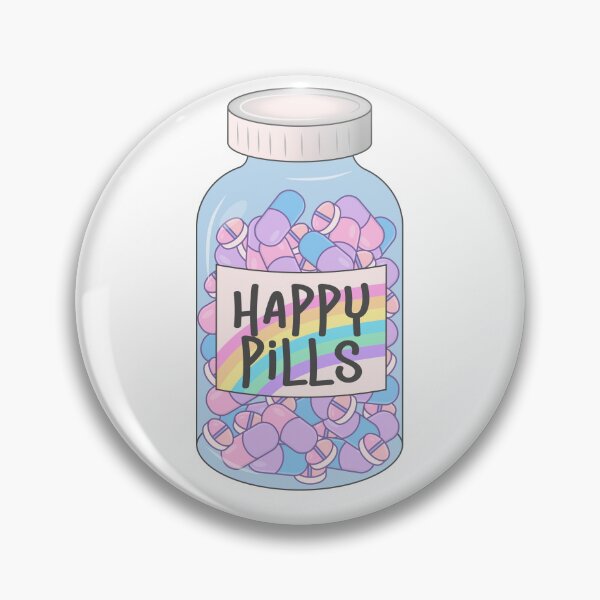 Item preview, Bottle of Happy Pills - ADHD, Autism, OCD, Mental Health  designed and sold by GlitterArtySVG.