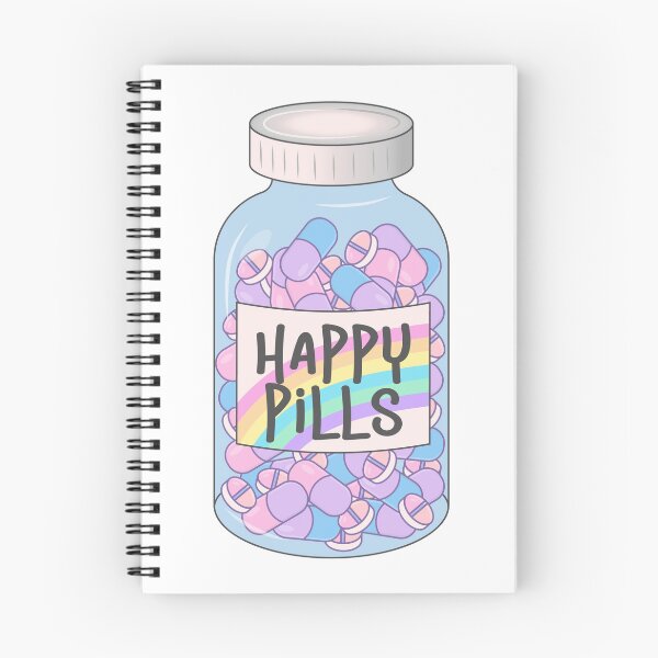 Item preview, Bottle of Happy Pills - ADHD, Autism, OCD, Mental Health  designed and sold by GlitterArtySVG.