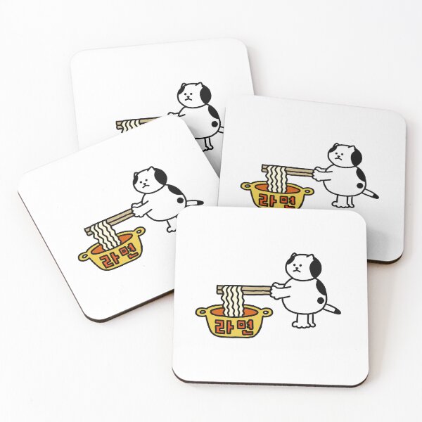 Item preview, a Cat with ramyeon designed and sold by superbaechoo.