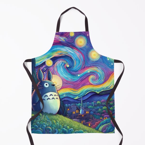 Item preview, Cute kawaii art starry [[tTOTORO]] night -%[ghiblis]%- flying aways  designed and sold by ITsdnelinn.