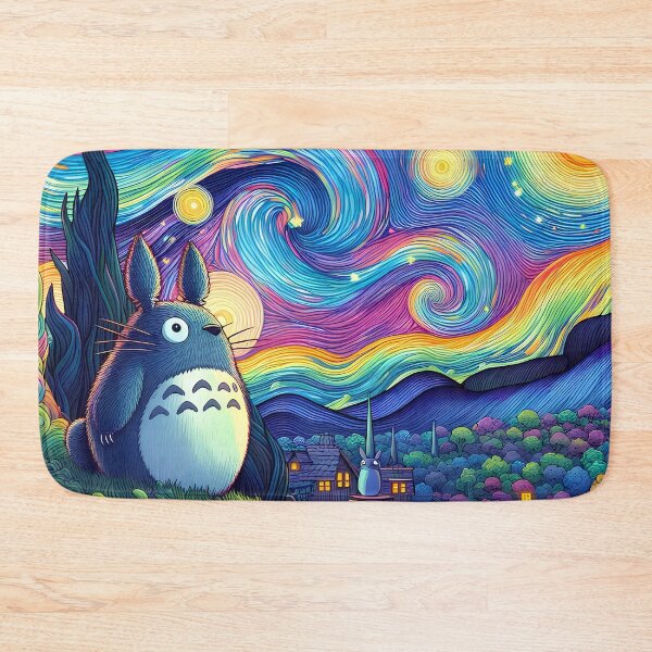 Item preview, Cute kawaii art starry [[tTOTORO]] night -%[ghiblis]%- flying aways  designed and sold by ITsdnelinn.
