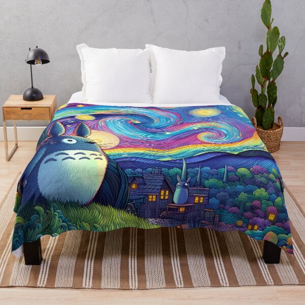 Item preview, Cute kawaii art starry [[tTOTORO]] night -%[ghiblis]%- flying aways  designed and sold by ITsdnelinn.