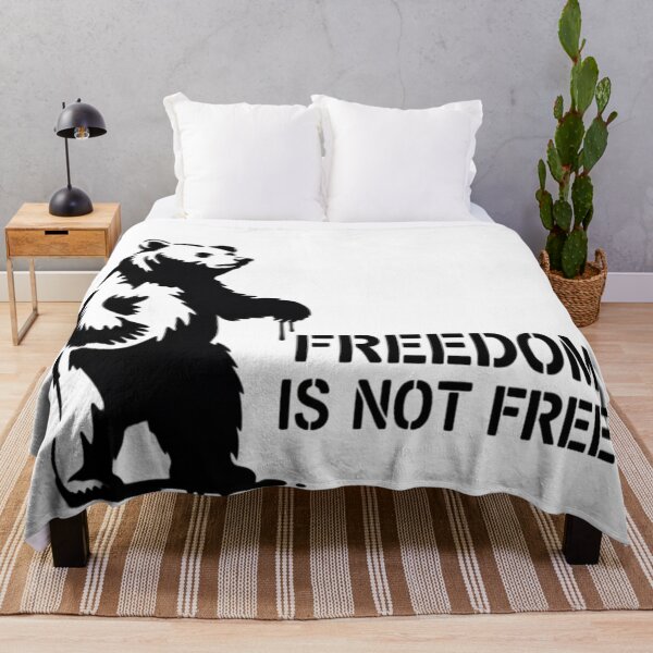 Item preview, BANKSY BEAR - FREEDOM ISN'T FREE designed and sold by 123ks.