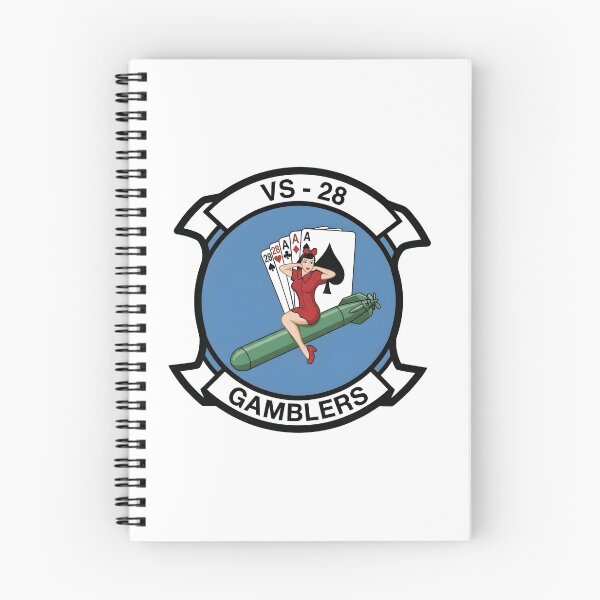 Item preview, US Navy Sea Control Squadron Twenty-Eight (VS-28) Gamblers Patch designed and sold by CharlieDesings.
