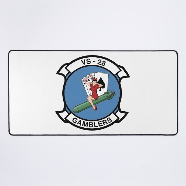 Item preview, US Navy Sea Control Squadron Twenty-Eight (VS-28) Gamblers Patch designed and sold by CharlieDesings.