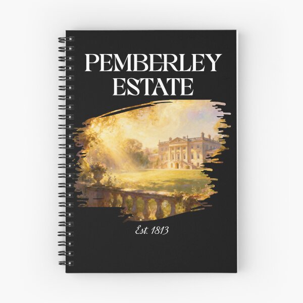 Item preview, Pemberley Estate Est 1813 – Vintage Jane Austen Pride and Prejudice Oil Painting designed and sold by FIREDesignsPOD.