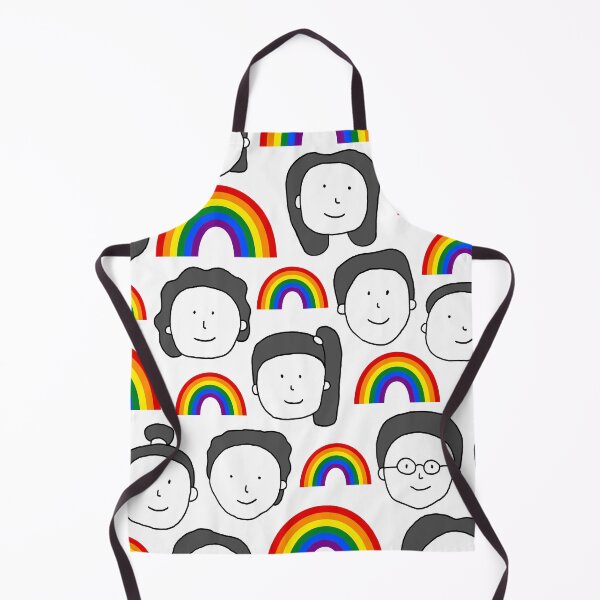 Item preview, LGBT Pride People Pattern  Hand Drawn Rainbow Diversity Seamless Design. Not AI designed and sold by missbobbit.