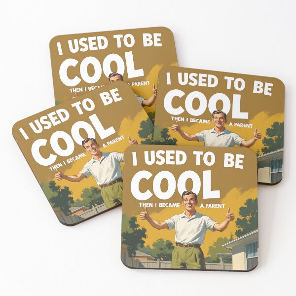 Item preview, Funny Dad Poster I Used To Be Cool Vintage Retro Parent designed and sold by Retro-Anime9.