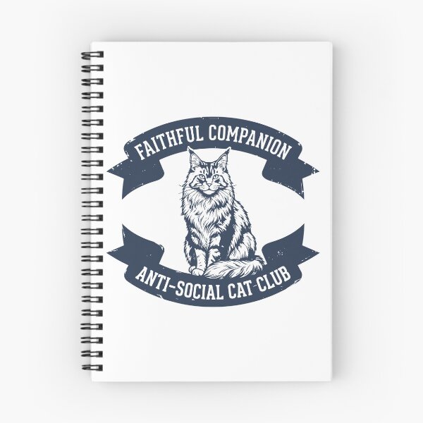 Item preview, Anti Social Cat Club Faithful Companion designed and sold by FlashCraft Design.