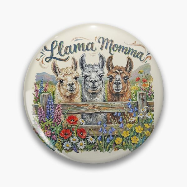 Item preview, Llama Momma T-Shirt, Sticker, Mug designed and sold by candiscamera.