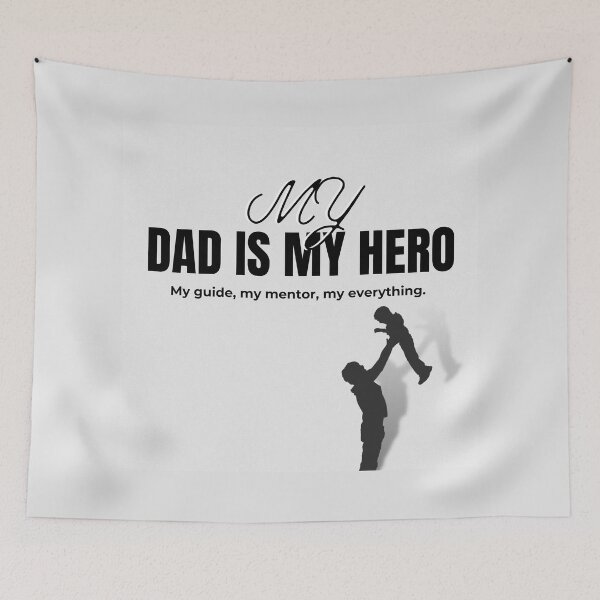 Item preview, My Dad Is My Hero - Father's Day designed and sold by AerynnXIdris.
