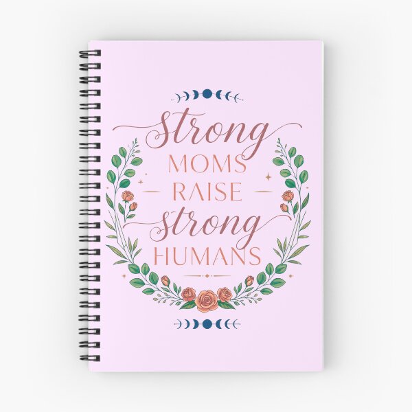 Item preview, Strong Moms Raise Strong Humans Inspirational Mother's Day Empowered Mom designed and sold by Im-Ara.