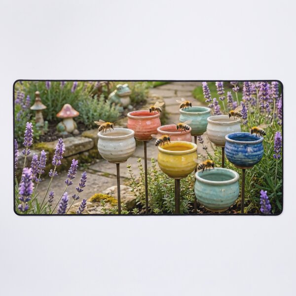 Item preview, Lavender Cottage Garden designed and sold by AI-Only Creations.