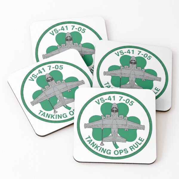Item preview, US Navy Sea Control Squadron Forty-One (VS-41) Shamrocks Tanking Ops Patch designed and sold by CharlieDesings.