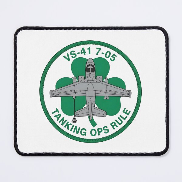 Item preview, US Navy Sea Control Squadron Forty-One (VS-41) Shamrocks Tanking Ops Patch designed and sold by CharlieDesings.