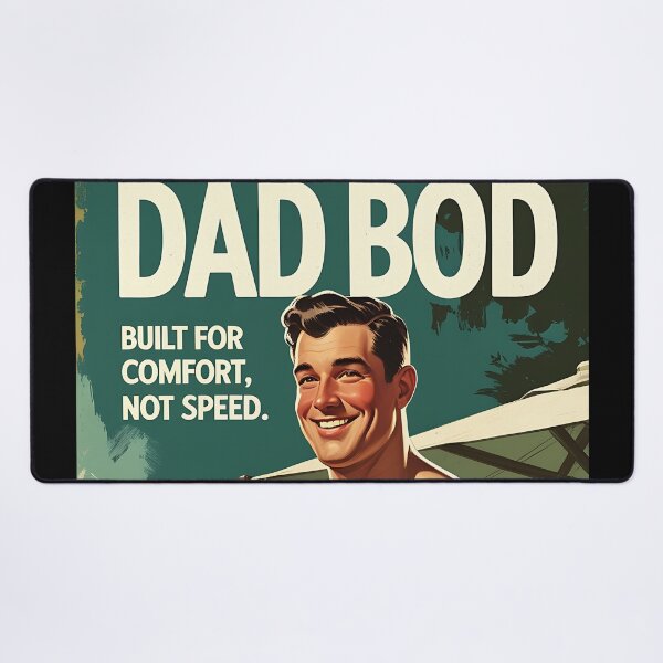 Item preview, Dad Bod Funny Vintage Retro Parent designed and sold by Retro-Anime9.
