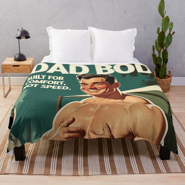 Item preview, Dad Bod Funny Vintage Retro Parent designed and sold by Retro-Anime9.
