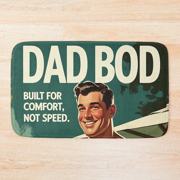 Item preview, Dad Bod Funny Vintage Retro Parent designed and sold by Retro-Anime9.