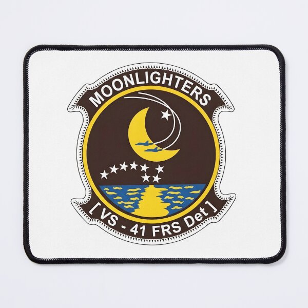 Item preview, US Navy Sea Control Squadron Forty-One Detachment 1 (VS-41 Det 1) Moonlighters Patch designed and sold by CharlieDesings.
