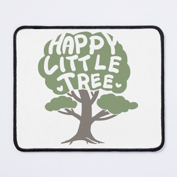 Item preview, Bob Ross Happy Little Tree Lettering Design designed and sold by Khotekmei.