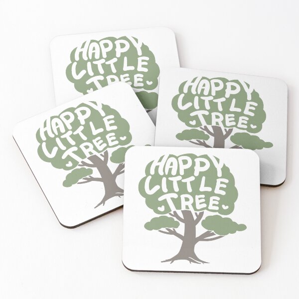 Item preview, Bob Ross Happy Little Tree Lettering Design designed and sold by Khotekmei.