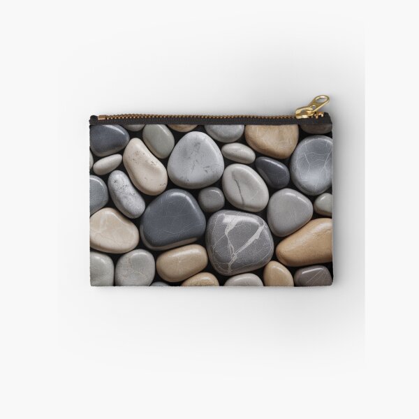 Item preview, Photorealistic Smooth Pebble Pattern | Neutral Grey Beige Stone Seamless Repeat designed and sold by Midnight Veil Designs.