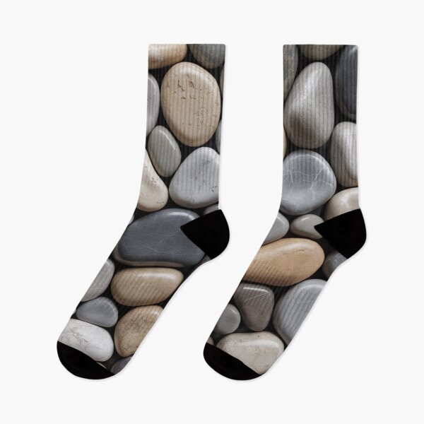 Item preview, Photorealistic Smooth Pebble Pattern | Neutral Grey Beige Stone Seamless Repeat designed and sold by Midnight Veil Designs.