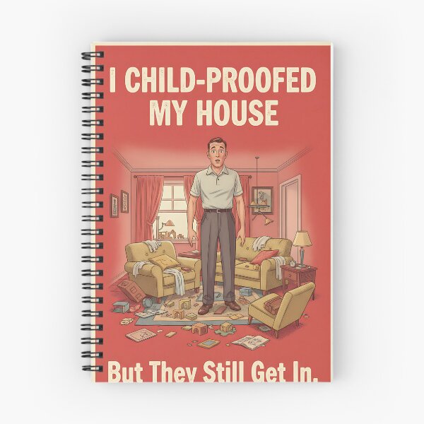 Item preview, Child Proofed Funny Vintage Retro Parent designed and sold by Retro-Anime9.