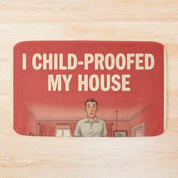 Item preview, Child Proofed Funny Vintage Retro Parent designed and sold by Retro-Anime9.