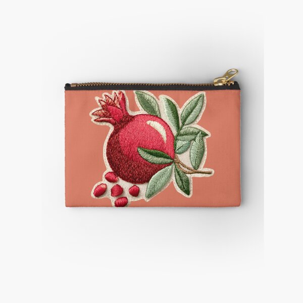 Item preview, Embroidered Pomegranate Patch Art designed and sold by MegaNovaArt.