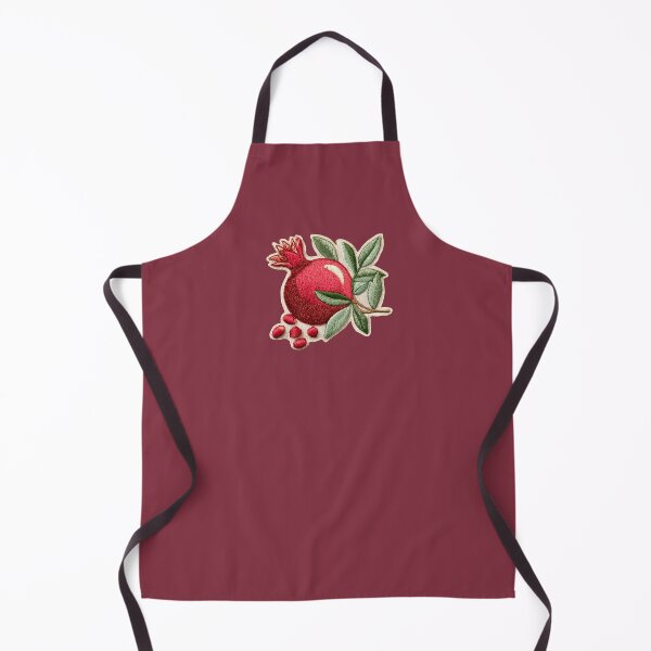 Item preview, Embroidered Pomegranate Patch Art designed and sold by MegaNovaArt.