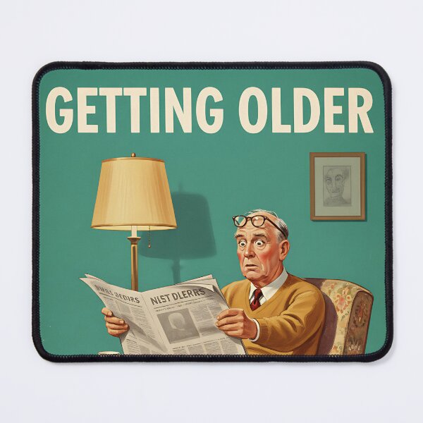 Item preview, Getting Older Myopia Joke Funny Vintage Retro Parent designed and sold by Retro-Anime9.