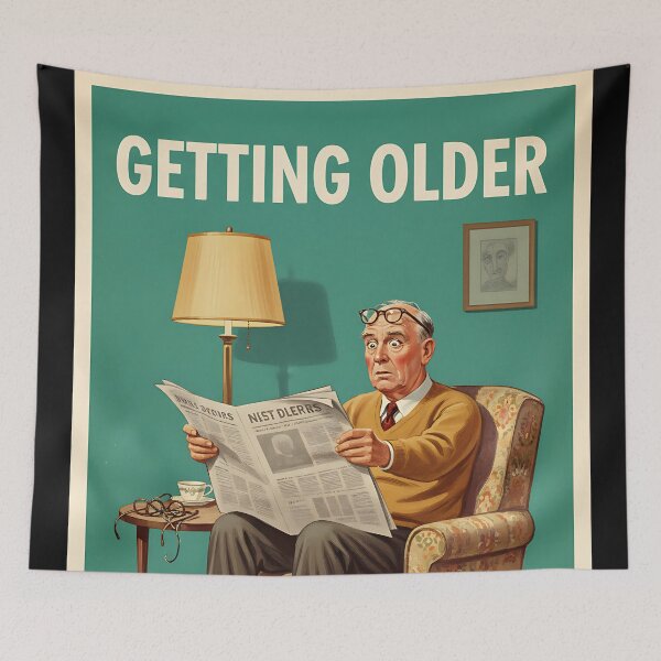 Item preview, Getting Older Myopia Joke Funny Vintage Retro Parent designed and sold by Retro-Anime9.