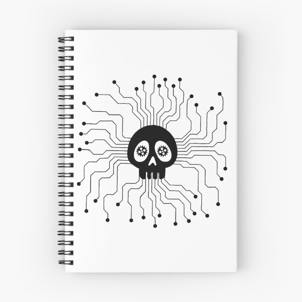 Item preview, Black microprocessor skull designed and sold by Lagueny.